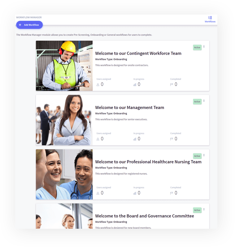 onboarding and induction workflows