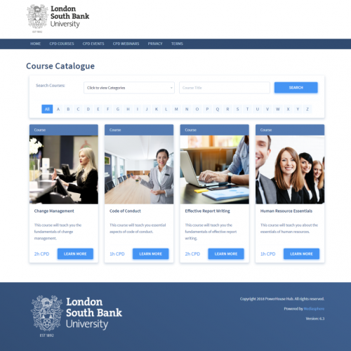 course catalogue